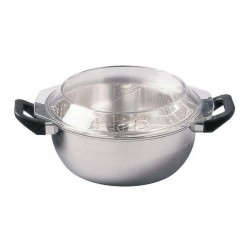 FRITEUSE INOX 26 COUVERCLE VERRE    552010