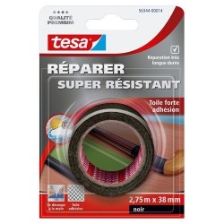 TESA TOILE REPARER 2,75X38 NOIR-56344