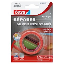 TESA TOILE REPARER 2,75X19 ROUGE-56342