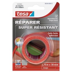 TESA TOILE REPARER 2,75X38 ROUGE-56344