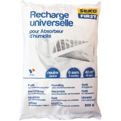 RECHARGE POUR ABSORBEUR LARGE SEKOFIRST 1X800G