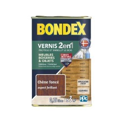 BONDEX VERNIS BRILL CHENE FONCE 0,25 L GSA