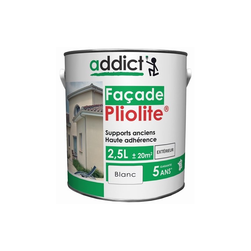 PLIOLITE 100% FACADE 2,5 L BLANC ADDICT