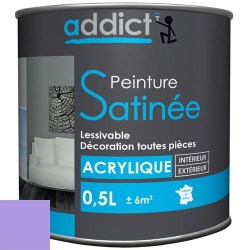 ACRYLIQUE SATINEE 0,5 L LAVANDE ADDICT