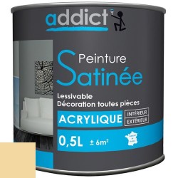 ACRYLIQUE SATINEE 0,5 L LIN ADDICT