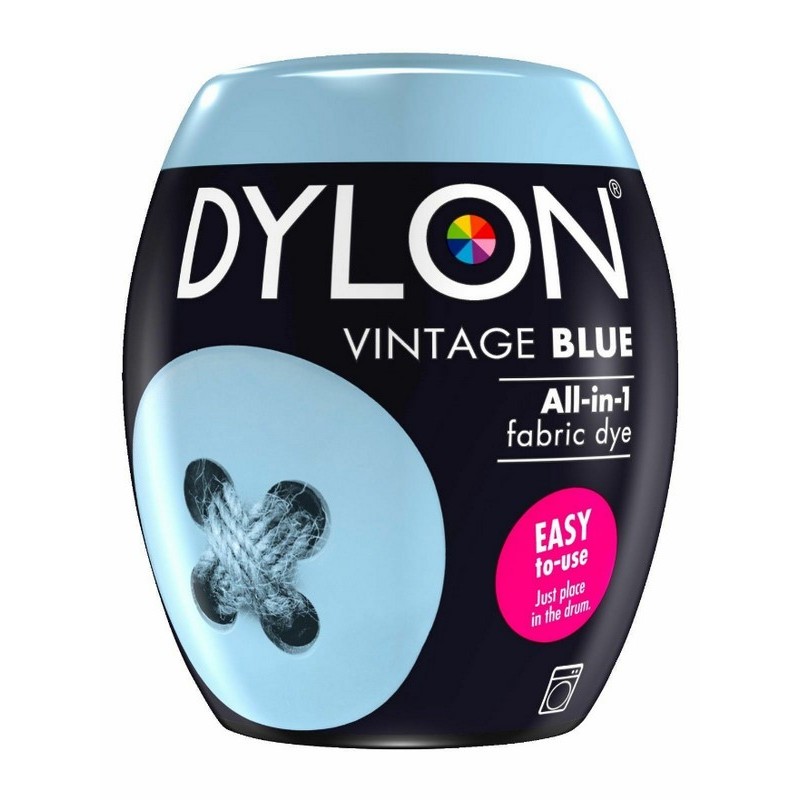 DYLON TEINTURE BLEU CLAIR GRAND TEINT POD 350G MACHINE 40°