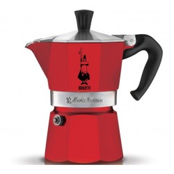 CAFETIERE MOKA EXPRESS COLOR ROUGE 3T