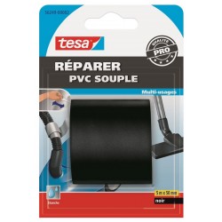 TESA REPARER PVC SOUPLE 5X50 NOIR