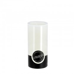 BOUGIE CYLINDRIQUE TEINTEE MASSE - Ø70mm - 150mm - BLANC +/- 75 Hrs