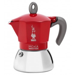 CAFETIERE NEW MOKA INDUCTION ROUGE 2T