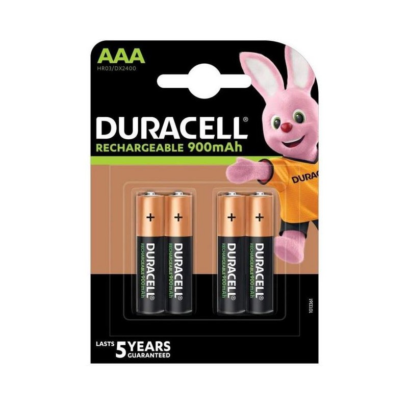 PILE RECHARG.HR03 CHARGEE AAA 4* DURACELL