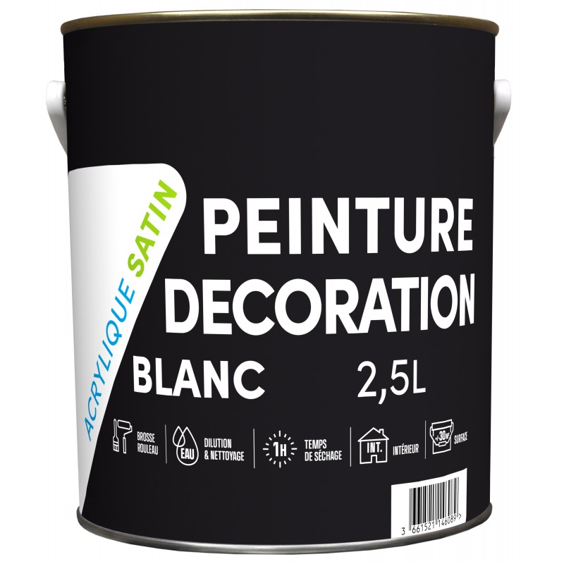 TDP PEINTURE ACRYLIQUE SATIN - 2.5L