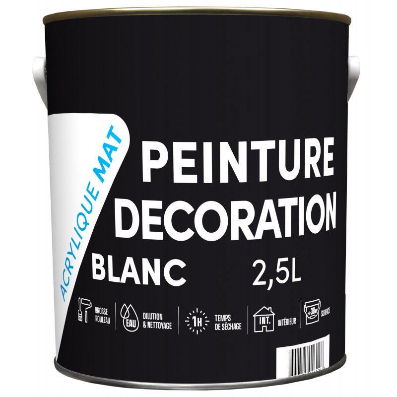 TDP PEINTURE ACRYLIQUE MATE - 2.5L