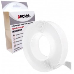 ADHESIF DOUBLE FACE TRANSPARENT 18MMX3M