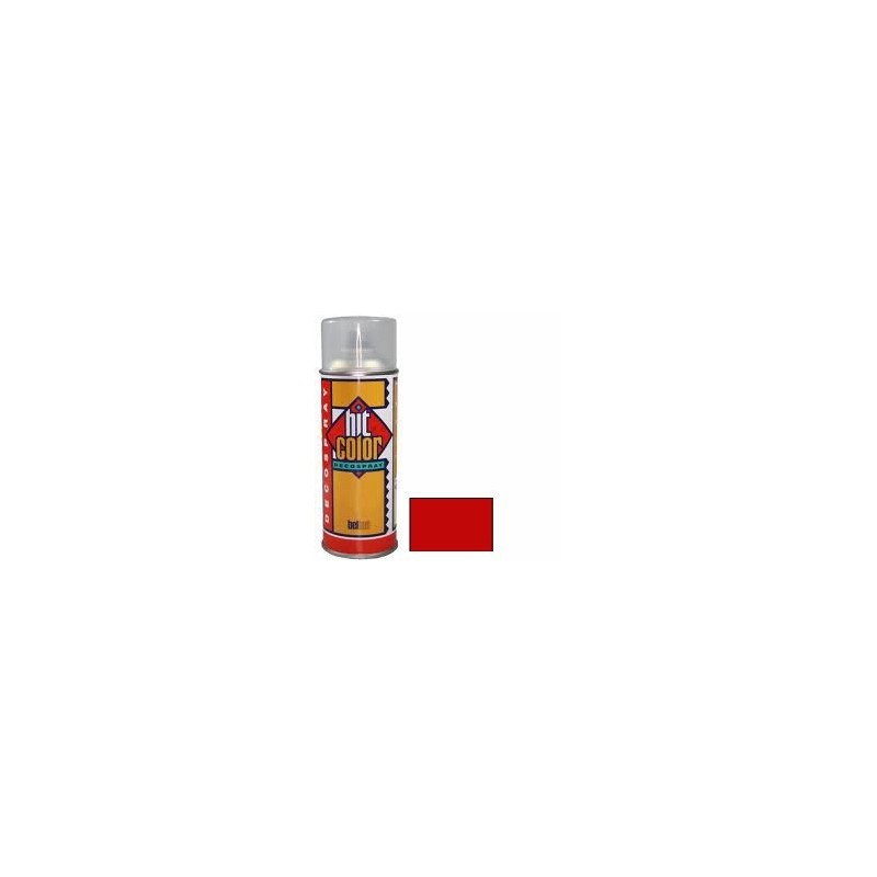 SPRAY HITCOLOR BRILLANT ROUGE FEU 400 ML 320025