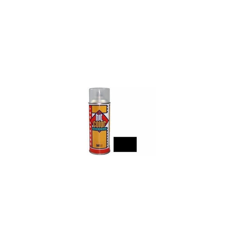 SPRAY HITCOLOR BRILLANT NOIR FONCE 400 ML 320065