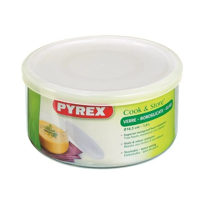 PLAT ROND 1L1 CONGEL    Ø 15 CM   PYREX