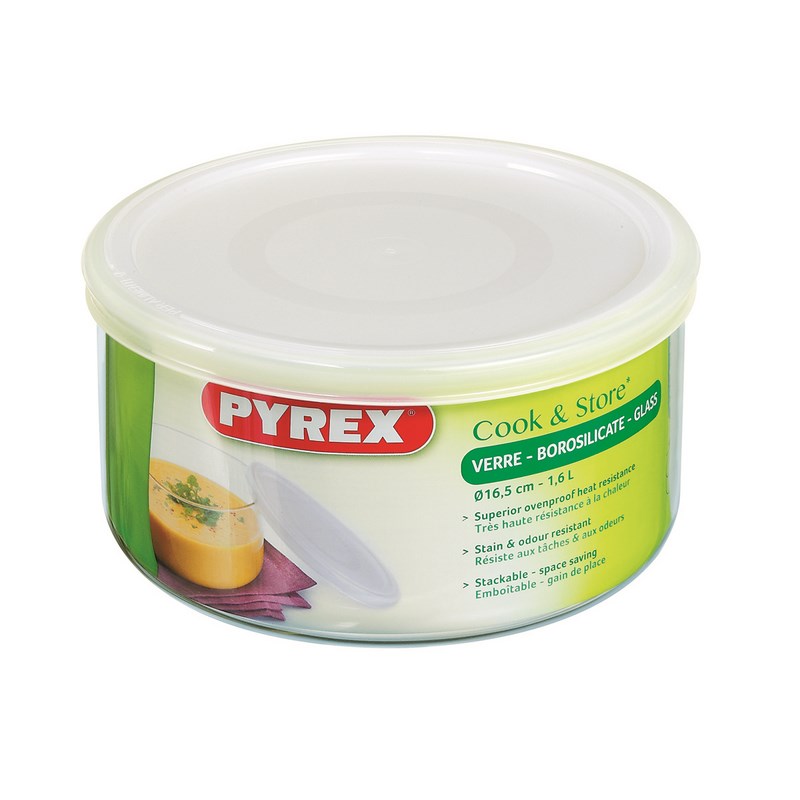 PLAT ROND 1L6 CONGEL    Ø 16 CM  PYREX