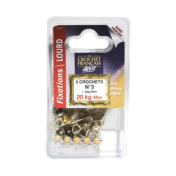 CROCHET AL S/C N°3 X5               C1004
