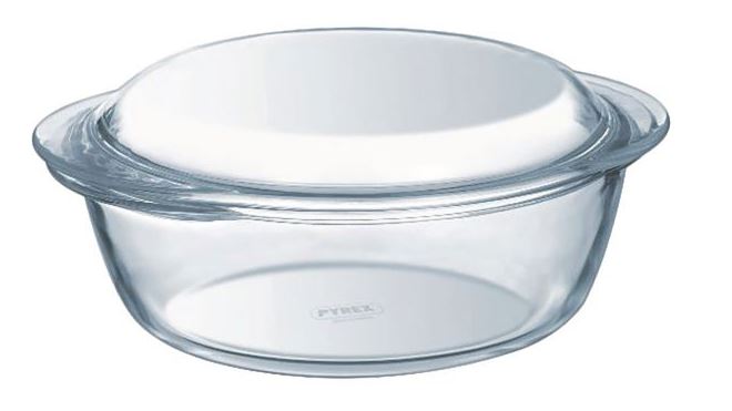 COCOTTE RONDE SLEEVE 27*23 cm - 2,2+0.8 l - PYREX ESSENTIALS