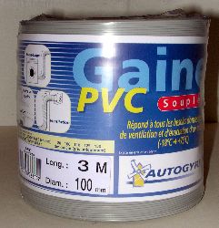 GAINE SOUPLE PVC GRIS  80 3M00      73380