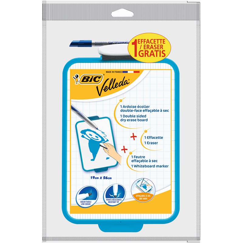 ARDOISE+FEUTRE+EFFACETTE GRATUITE   BIC