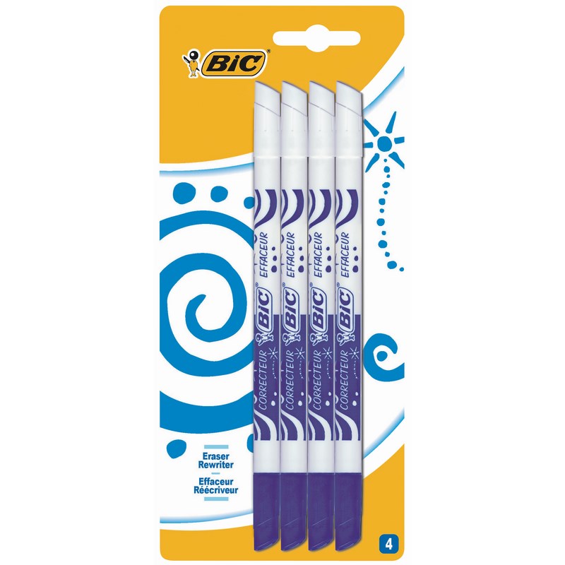 EFFACEUR REECRIVEUR PAR 4             BIC