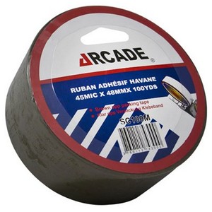 RUBAN EMBALLAGE ADHESIF 100Y X 48  HAVANE