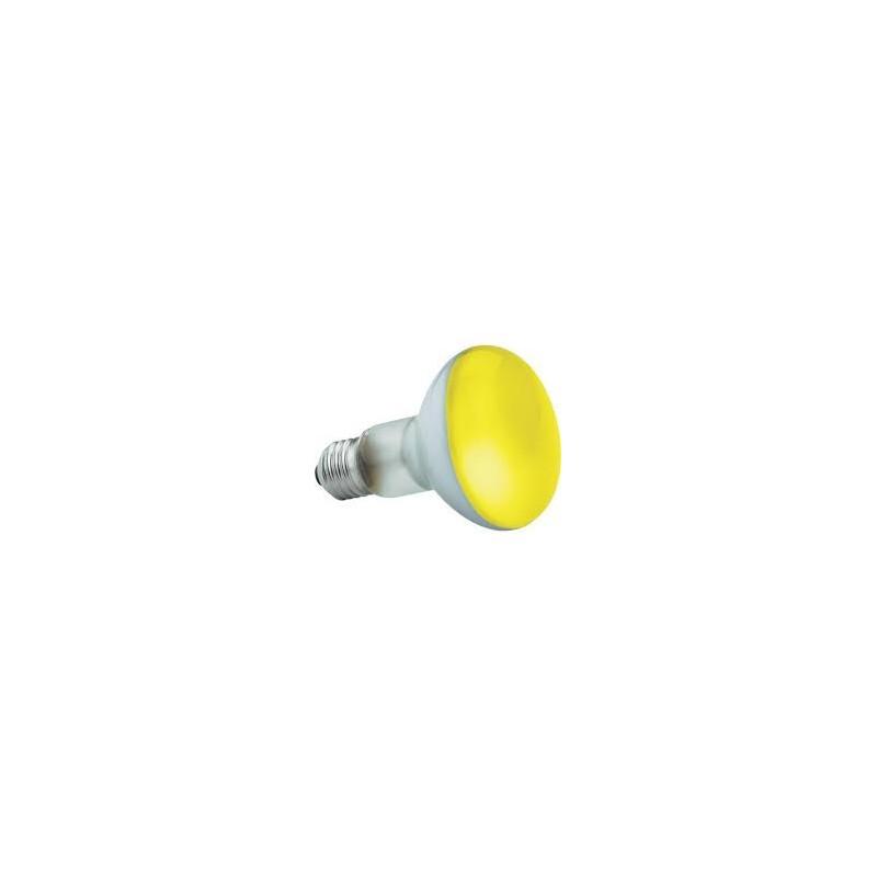 SPOT Ø80  E27 JAUNE  60W            006572