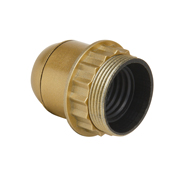 DOUILLE E27 LAITON PLASTIQUE NOIR 11MM   712740