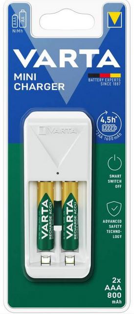 CHARGEUR 2 X AAA       *1 VARTA
