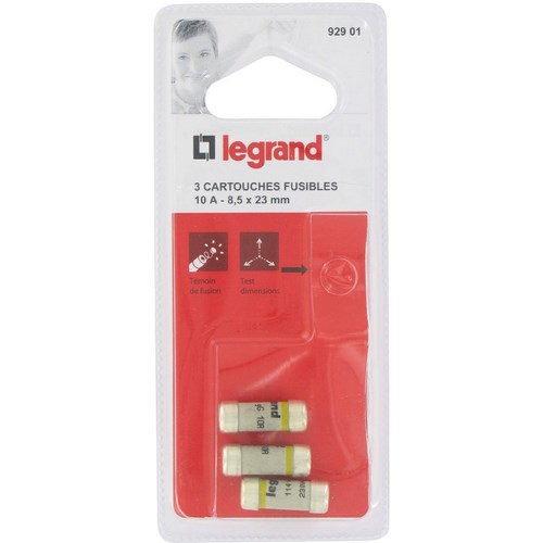 FUSIBLE 8,5X23 10A PAR 3       BB LEG092901
