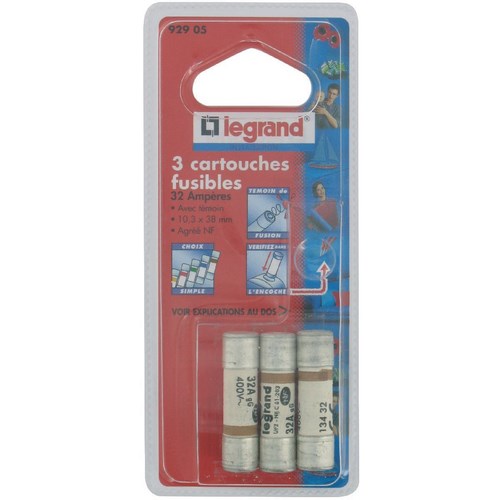 FUSIBLE 10,3X38 32A PAR 3      BB LEG092905