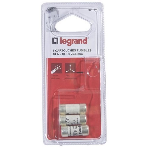 FUSIBLE 10,3X25,8 10A PAR 3    BB LEG092923