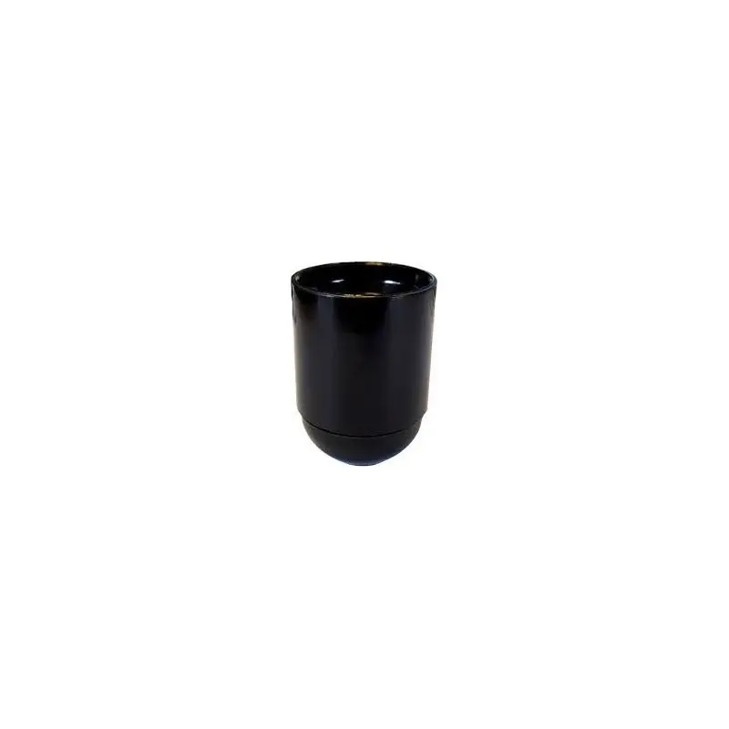 DOUILLE E27 NOIR  LISSE PLAST