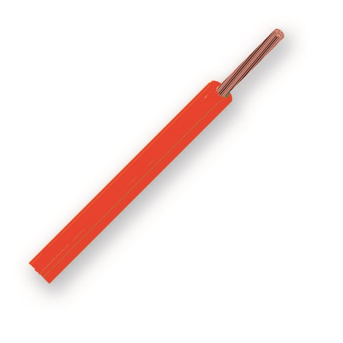 CABLE RIGIDE 2,5MM 10M ROUGE