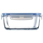 BOITE CARREE VERRE 38 CL+COUVERCLE PLAST PURE BOX H7675