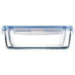 BOITE RECT VERRE 82 CL+COUVERCLE PLAST PURE BOX V5495