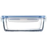 BOITE RECT VERRE 197 CL+COUVERCLE PLAST PURE BOX H7678