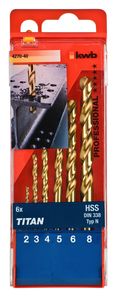 FORET HSS TITANE 2/3/4/5/6/8 BOITE SC 4270-40