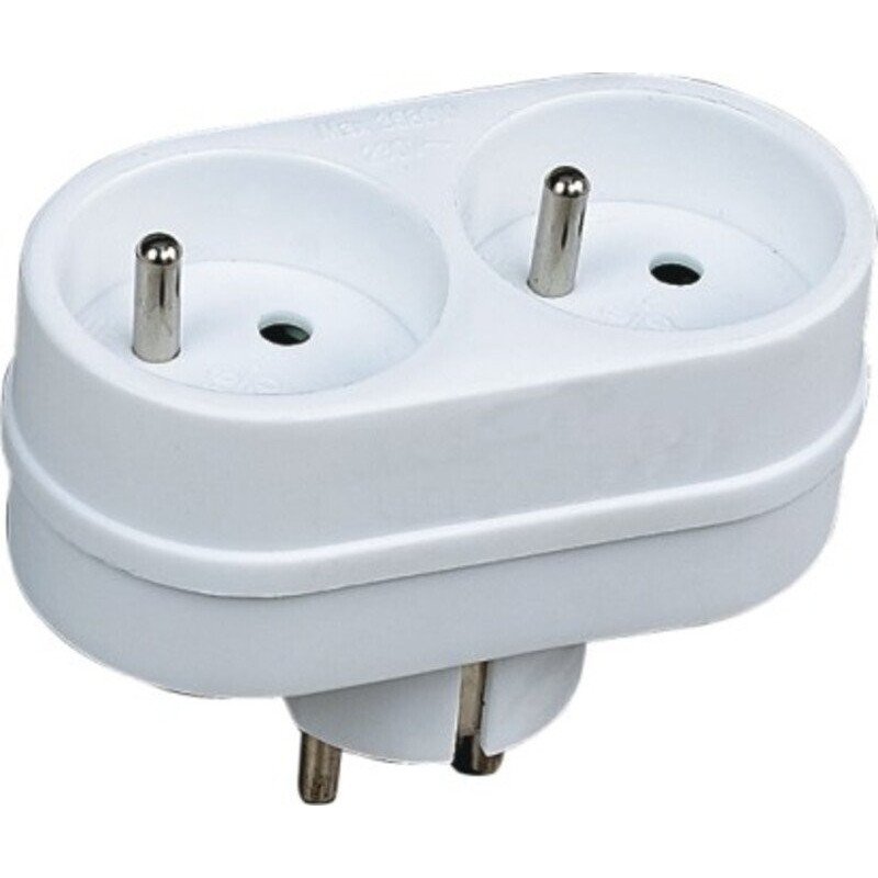 BIPLITE 2P+T 16A BLANC