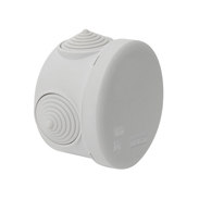BOITE DERIVATION GRISE RONDE IP55 Ø 65 PROF 35