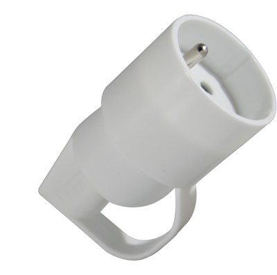 FICHE FEMELLE LATERALEE BLANC BLISTER ARCO