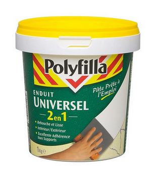 ENDUIT UNIVERSEL 2 EN 1 - 1 KG POLYFILLA