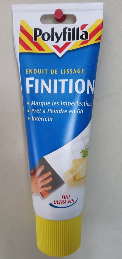 ENDUIT LISSAGE FINITION PATE TUBE 330 G POLYFILLA