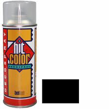 SPRAY HITCOLOR BRILLANT NOIR FONCE 400 ML 320065