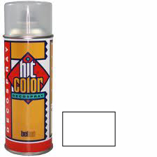 SPRAY HITCOLOR BRILLANT APPRET BLANC 400ML 320411