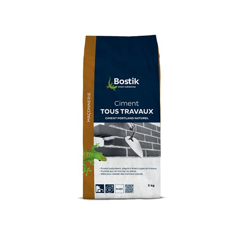 BOSTIK CIMENT T TRAV BLANC SAC 5KG