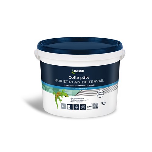BOSTIK COLLE MUR PLAN TRAV PATE INT SEAU 15K
