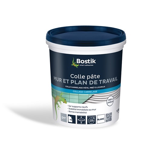 BOSTIK COLLE SOL&MUR PATE SEAU 25KG